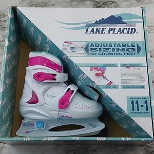 Lake Placid Girls Adjustable Ice Skates